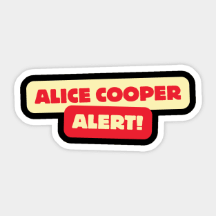 cooper allert Sticker